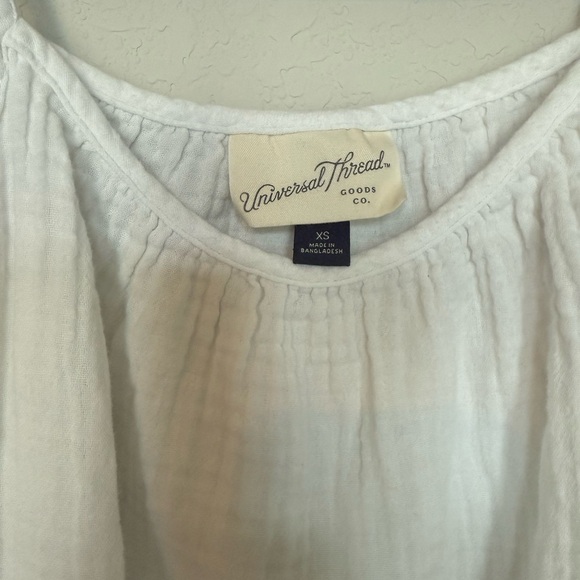 Universal Thread White Gauzy Top - Picture 3 of 5